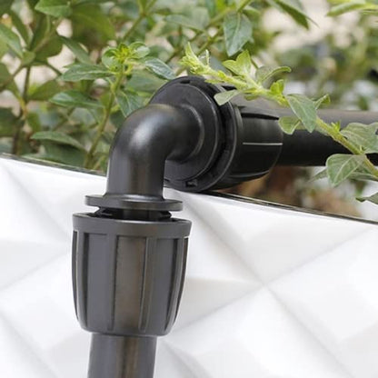 1/2" Drip Irrigation Fittings, Lock Barbed Elbow Connectors for Garden - size: 1/2" Elbow