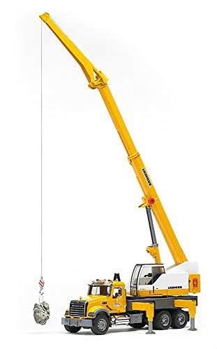 Bruder 02818 Mack Granite Liebherr Crane Truck