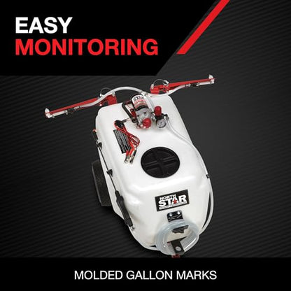 NorthStar 31-Gallon Tow-Behind Boom/Spot Sprayer, 2.2 GPM, 12V, 70 PSI