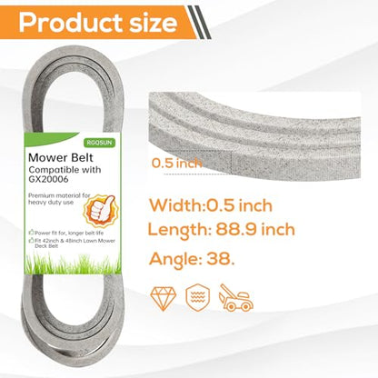 Lawn Mower Deck Belt 954-04060C for 42’’ Deck Compatible with TroyBilt Pony - size: 954-04060C