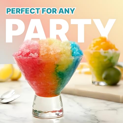Shaved Ice Machine，Electric Crusher, Home Snow Cone Machine，2 Ice Molds