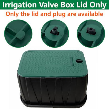 12" x 17" Irrigation Valve Box Cover, Sprinkler Valve Cover Replacement - color: 1 Pcs