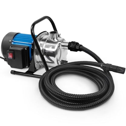 FLUENTPOWER Portable Garden Transfer Pump, 900GPH Electric Sprinkler Booster Pump, Shallow Well Jet Pump for Home Lawn Irrigation and Water Draining, included 13 ft Suction Hose Kit - size: 1HP with Suction Hose Kit