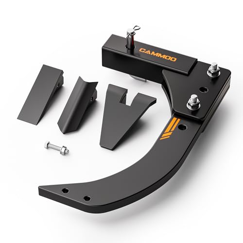 CAMMOO Hitch Mounted Trencher Ripper, 2" Receiver, Black - color: Black