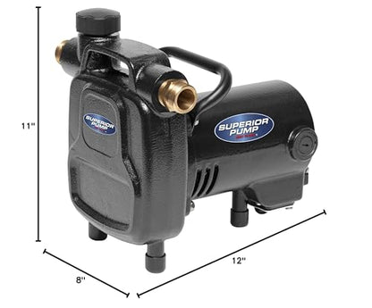 Superior Pump 90050 Transfer Pump , Black - size: 1/2 HP Cast Iron