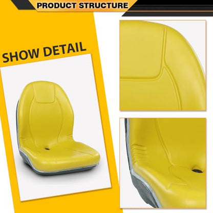 CNNELL Tractor Seat Fit John Deere Compact Utility Tractors: 655, 755, 756