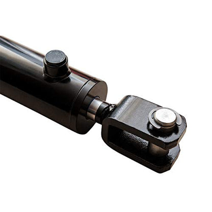 Double Acting Hydraulic Cylinder - AG Clevis Hydraulic Cylinder 2500 PSI tie-Rod Alternative 2.5" bore 14" Stroke (2.5x14) - size: 14" stroke