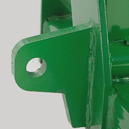 Titan Attachments Green Global Euro Hay Frame Attachment with 39" Hay Spear and Stabilizers Fits John Deere Tractors, Rated 3,000 LB, Hay Handling Equipment
