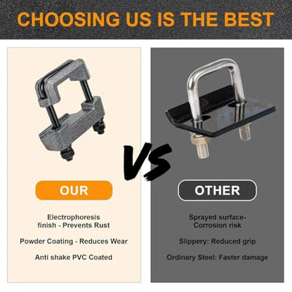 Anti Rattle Clamp Hitch Tightener, Stabilizer for 2" Trailer Hitches - color: 2"-A, size: 2"