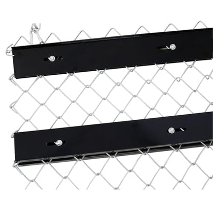 ATV Drag Harrow 4' x 5' Chain Harrow, Q235 Heavy Duty Steel Seed Harrow with Weight Tray, UTV Tractor Attachment for Landscape Leveling, Sod Prepping, Gravel Driveway, Yard, Farm & Garden(4'*5')