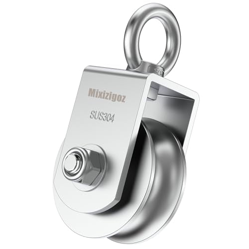 Rope Pulley, 304 Stainless Steel Cable Pulley Wheel, 68mm 1PC - style: 68 mm