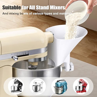 Flour Funnel for Multiple Mixer,Kitchen Aid Accessories and Attachments