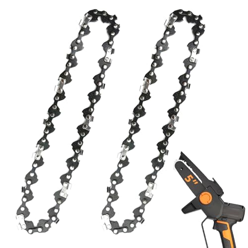 5 Inch Chainsaw Chain Replacement For WORX WG324, WG325, FASTCRAFT 2020X-L