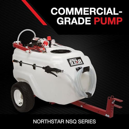 NorthStar 31-Gallon Tow-Behind Boom/Spot Sprayer, 2.2 GPM, 12V, 70 PSI
