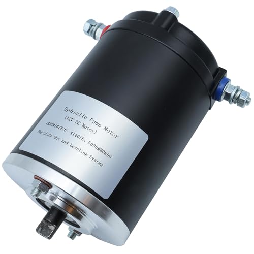 Bi-rotational Hydraulic Pump Motor Slide Out Replacement Pump Motor 167567 Fit for Lippert Components Leveling System,Replace 414018, 414849, F000MM0809