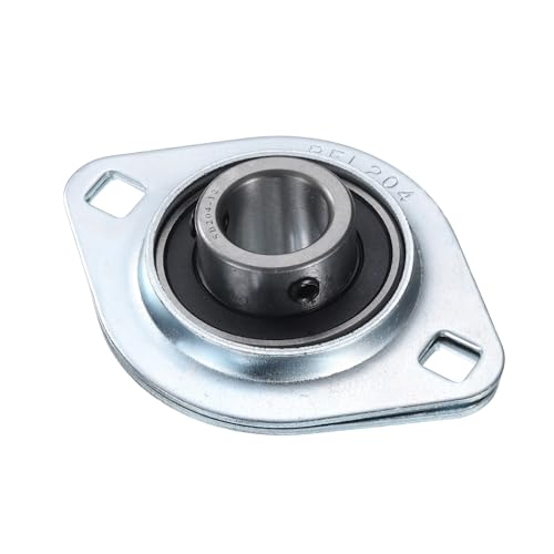 uxcell SBPFL204-12 Pillow Block Bearings 3/4" Bore Bearing Units Steel - size: SBPFL204-12 (ID 3/4")