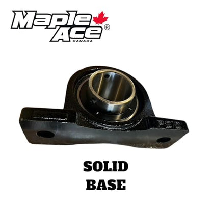 MAPLE ACE UCP212-36 Pillow Block Bearing 2-1/4" Bore, 2-Bolt, Self-Aligning, Solid Base, Heavy Duty (Qty 2)
