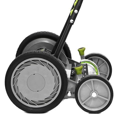 Earthwise 1816-18EW 18-Inch 5-Blade Push Reel Lawn Mower, Grey - size: 18", 5-blade