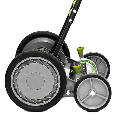 Earthwise 1816-18EW 18-Inch 5-Blade Push Reel Lawn Mower, Grey - size: 18", 5-blade