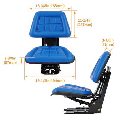 Tractor Suspension Seat Compatible with Deere/Massey