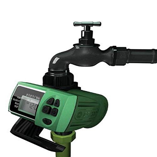 Galcon 11000 Series Hose Timers Irrigation Controller for Watering Balcony & Small Garden Featuring Internal Valve & Built-in Filter with Highly Flexible Programs for an Automatic Watering System - style: digital