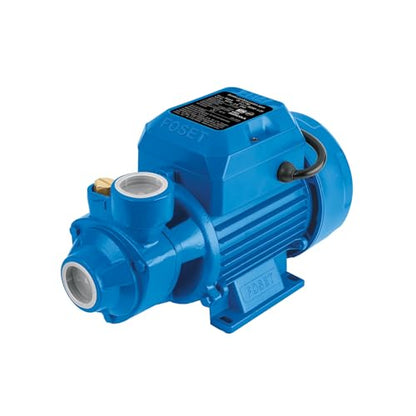 Foset Peripheral Water Pump for Agricultural Use, 1/2 HP, Max Head 25 m, Max Flow 31 L/min, 127 V / 60 Hz, 1-Inch NPT Inlet/Outlet, Brass Impeller, IPX4 (Model BOAP-1/2F / 49877)