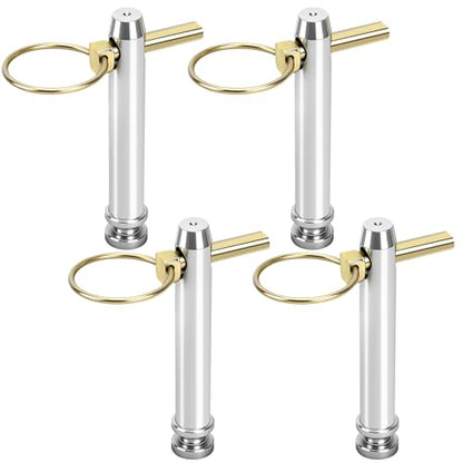 S07070200 Cat 1 Top Link Pin Hitch Accessories, 4 Pack, Replace 195589m1, ac339942 for Category 1 Tractors, 5-1/2, 3/4"