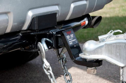 TYT 6-Inch Drop Trailer Hitch Ball Mount with 2" Ball for 2-Inch Receiver - size: 6"drop with Pin