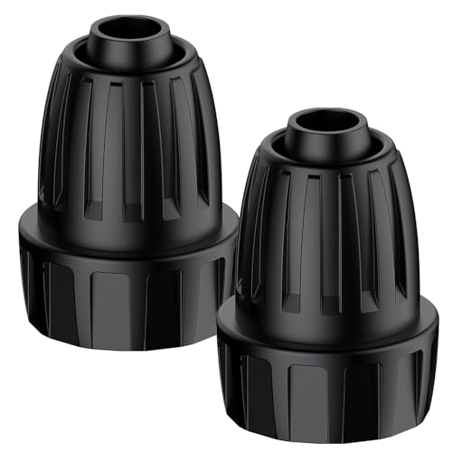 Pawfly 10 Pcs 1/2" to 3/4" Hose Adapter, 1/2 Inch Drip Irrigation Tubing to Faucet/Garden Hose Adapter, 3/4 Inch Garden Faucet Connectors, 3/4" FHT to 1/2" Drip Irrigation Fittings - size: 10pcs 1/2" Faucet Adapter