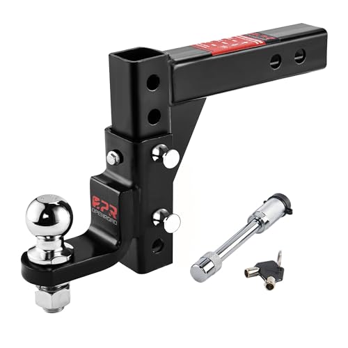 OPENROAD Adjustable Hitch Ball Mount with 2" Ball for 2-Inch Receiver - style: ball-mount-hitches