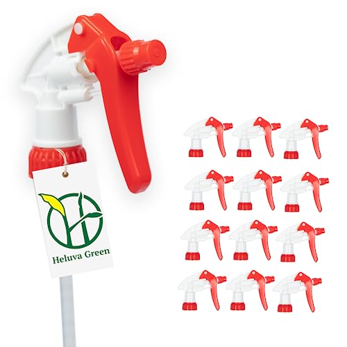 Heluva Green Spray Bottle Nozzle Replacement Tops, Red 13 Pack - color: Red, size: 13 Pack