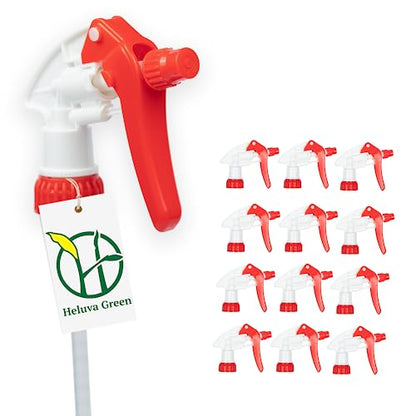 Heluva Green Spray Bottle Nozzle Replacement Tops, Red 13 Pack - color: Red, size: 13 Pack