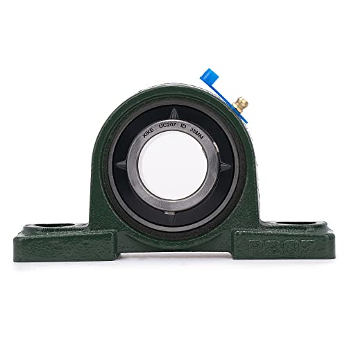 XIKE 2 Pcs UCP207 Bore 35 mm Pillow Block Mounted Ball Bearings. - size: UCP207 Bore 1-3/8"
