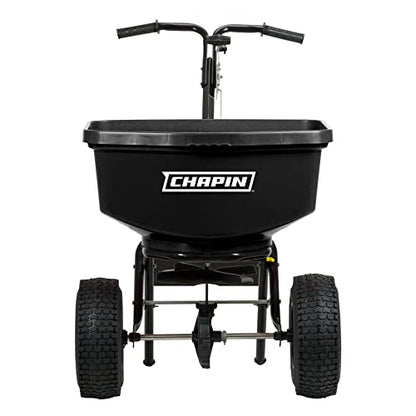 CHAPIN International 8304C 100-pound Contractor Turf Broadcast Spreader, 1-Pack, Black