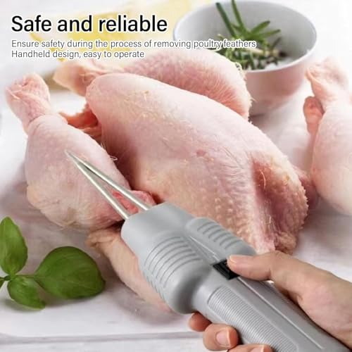 Commercial electric hair remover, powerful for removing chicken feathers, duck feathers, goose feathers, poultry hair removal machine, handheld small hair removal tool, waterproof design