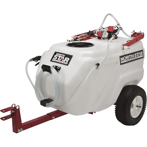 NorthStar 31-Gallon Tow-Behind Boom/Spot Sprayer, 2.2 GPM, 12V, 70 PSI