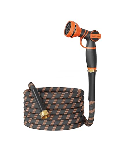 Giraffe Tools Non-Expandable 25ft Garden Hose 1/2“ Flexible Braided Hose - size: 25FT