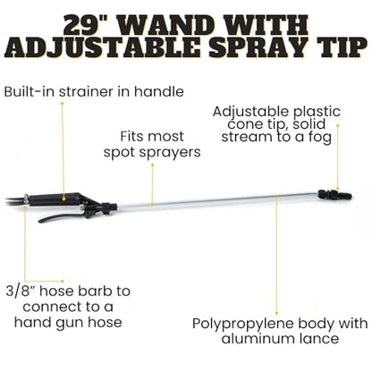25 Gallon Silver Spot Sprayer | Prime Pump (60 PSI) - style: Silver - 25 Gallon