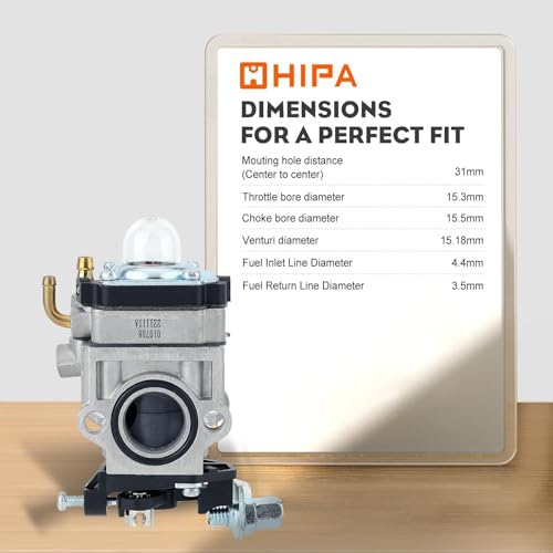 Hipa 300486 Carburetor for Earthquake Viper 43CC Tiller E43 MC43 WE43 E43CE