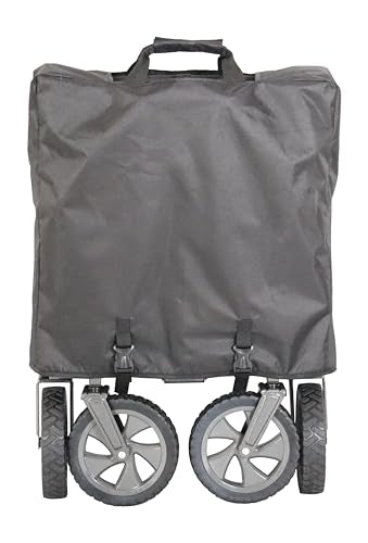 Mac Sports Collapsible Folding Outdoor Utility Wagon, Black - color: Black