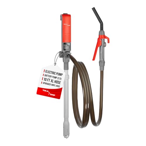 TERA PUMP Fuel Transfer Pump w/Flow Control Nozzle & Telescopic Tube - style: 10 ft Stick Pump (D)