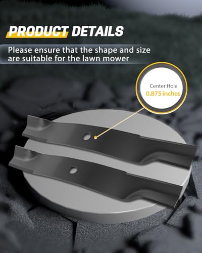 OCPTY 60 inch Deck Mower Blades Fit for John Deere TCU15881, M128485