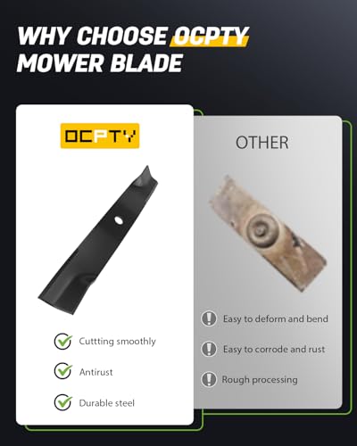 OCPTY 60 inch Deck Mower Blades Fit for John Deere TCU15881, M128485