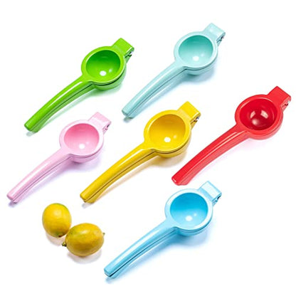 Manual Juicer Citrus Lemon Squeezer,Fruit Juicer Lime Press Metal,Professional Hand Juicer Kitchen Tool - color: GREEN
