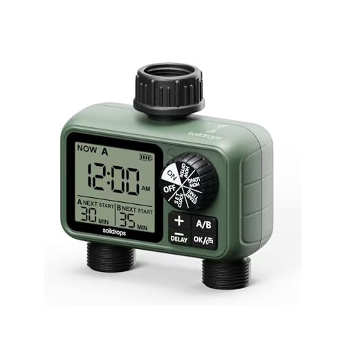 Garden Hose Sprinkler Timer 1 or 2 Outlet Programmable Controller - style: 2-Zone