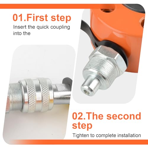 HZLZRZ 20 Ton Hydraulic Ram Jack and Single Acting Lifting Cylinders, Porta Power Hydraulic Kit, Industrial Mini Cylinder, Stroke 0.44in (Jack/201) - style: Jack/201