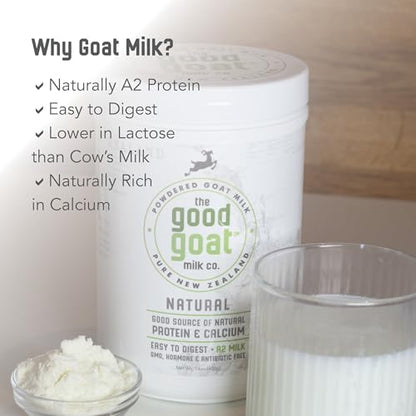 New Zealand Full Cream Goat Milk Powder (Natural) - 14oz