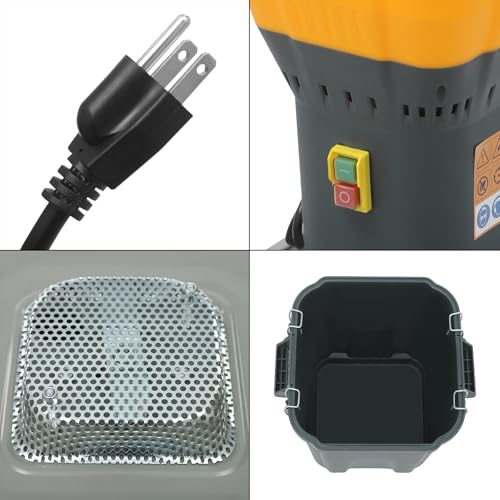 Electric Grain Grinder, 30L/45L/55L Capacity, 1000W/1300W Pure Copper Motor, 5 Sieves, Hopper, for Home & Farm Use (30L/8 Gal) - size: 30L/8 Gal