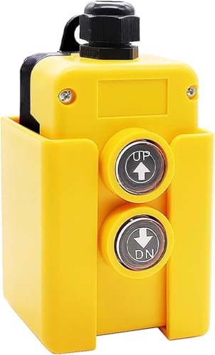 ParnicoTech 3 Wire Dump Trailer Remote Control Switch,12V DC Up‑Down Control Switch for Single Acting Hydraulic Pump Power Unit,Dump Truck Trailer Hoist Lift Gate Controller - color: 3-switch
