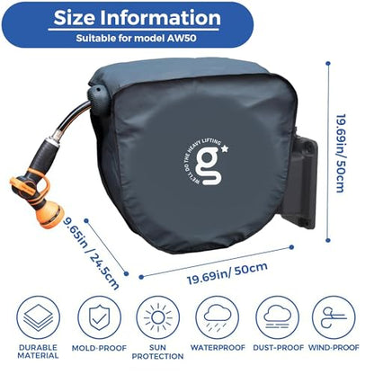 Giraffe Tools Garden Hose Reel Cover UV Resistant for Model AW50